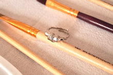Load image into Gallery viewer, Silver Curly Croissant - Ring
