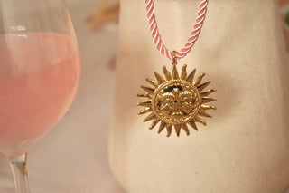 Baby Pink Sun Cord - Necklace