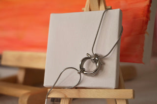 Silver Marilou Knotted Chain - Bracelet