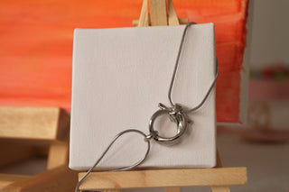 Silver Marilou Knotted Chain - Bracelet