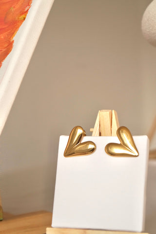 Chunky Hearts - Earrings