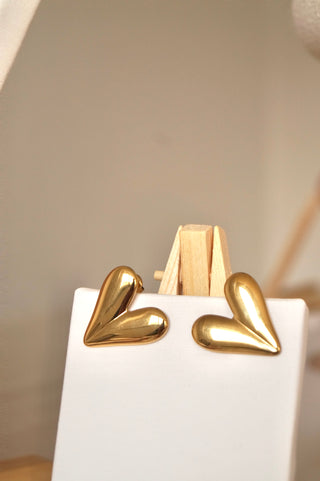 Chunky Hearts - Earrings