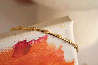 Cute Hearts Bangle - Bracelet