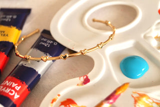 Cute Hearts Bangle - Bracelet