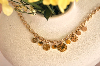 Multi Chunky Coins - Necklace