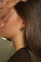 Load image into Gallery viewer, Silver Penny Hoops - Earrings
