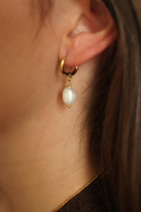 Simple Seawaterpearls 2 - Earrings