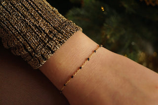 Black Dots - Bracelet