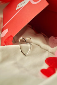 Cupid Heart Silver - Ring