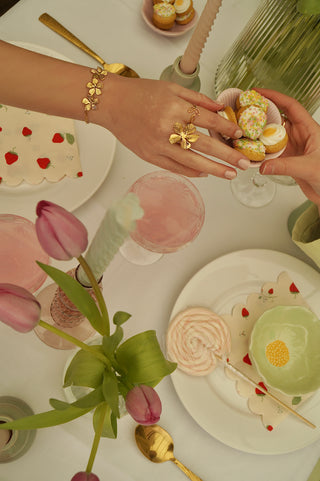 Three Flowers Chain - Bracelet