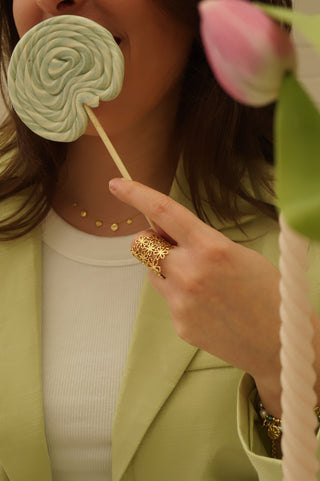 Rosy Multi Flowers - Ring