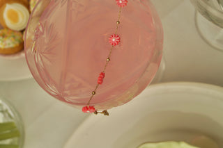 Pink Flowers - Bracelet