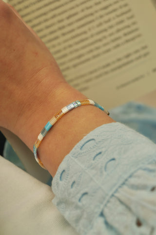 Blue Summer Elastique - Bracelet