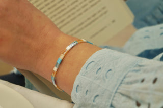 Blue Summer Elastique - Bracelet