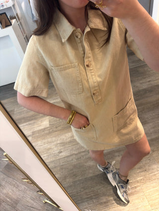 Beige Cece Jeans - Dress
