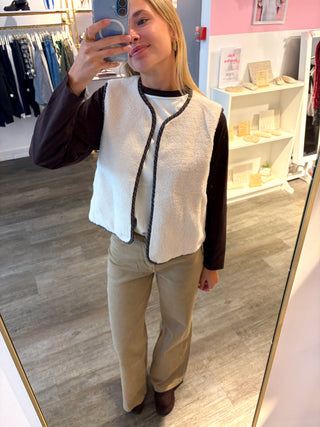 White Teddy - Gilet