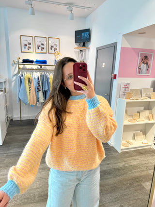 Yellow & Pink Marilie - Pull