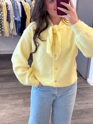 Yellow Louise - Gilet & scarf