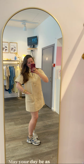 Beige Cece Jeans - Dress