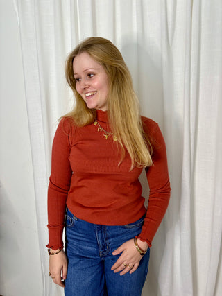 Terracotta Longsleeve - Top