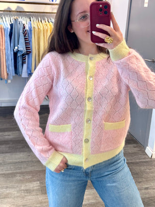 Pink & Yellow Camille - Gilet