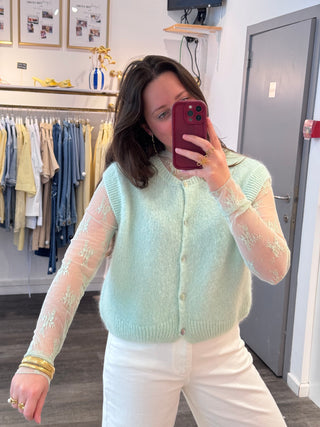 Mintgreen Lace - Blouse
