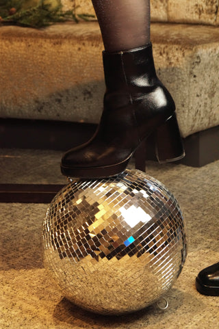 Black Festive Boots - Shoes