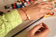 Load image into Gallery viewer, Red Galaxy Heart Charms - Bracelet
