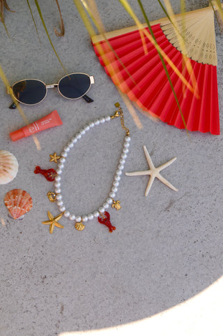 Chunky Seaside Pearls - Necklace