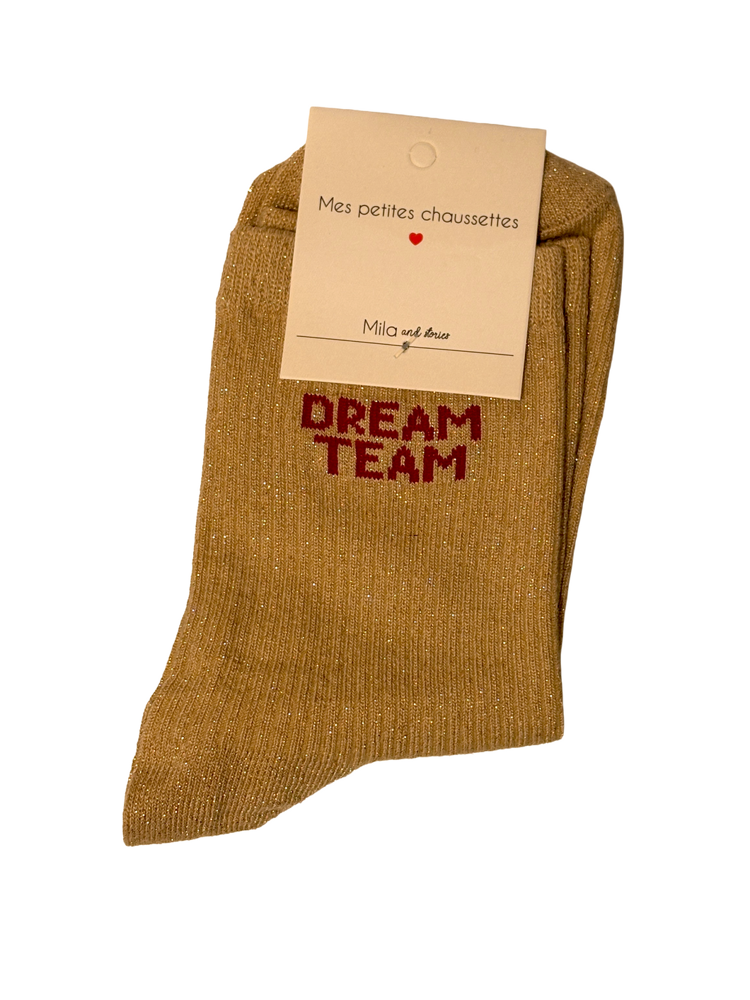 Beige Dream Team - Socks