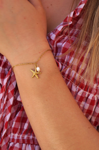 Starfish & Pearl - Bracelet