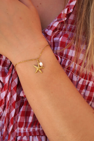 Starfish & Pearl - Bracelet