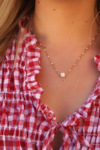 White Flower - Necklace