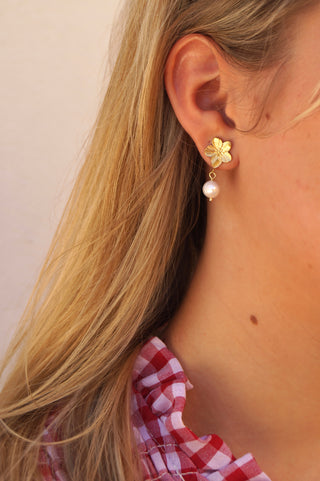 Flower & Pearl - Earrings