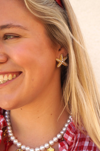 Pearly Starfish - Earrings