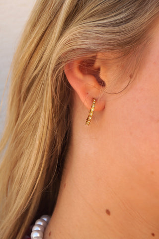 Diamond Hoop - Earrings