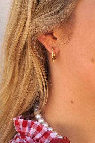 Diamond Hoop - Earrings