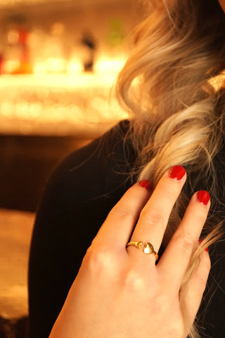 Two Matchy Hearts - Ring