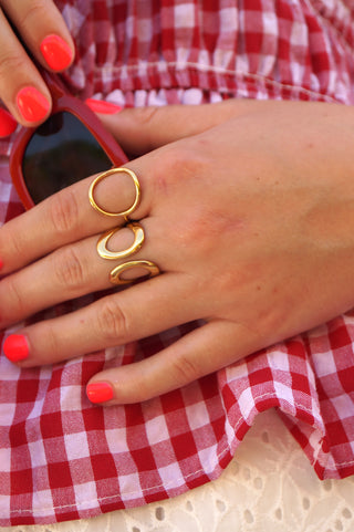 Double Open Ovals - Ring