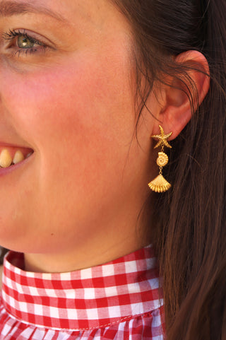 Starfish & Shells - Earrings