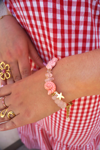 Pink Turtle - Bracelet