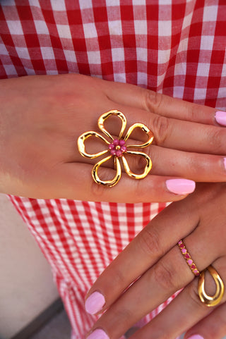 Pink Cutie Hearts - Ring
