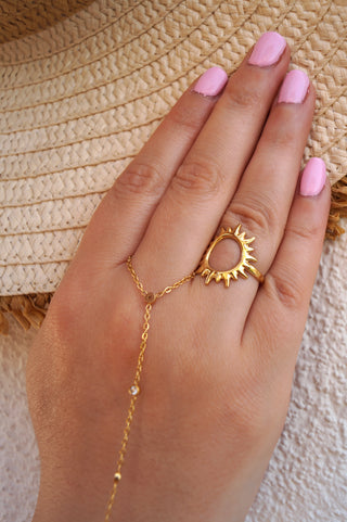 Diamond Handchain - Bracelet