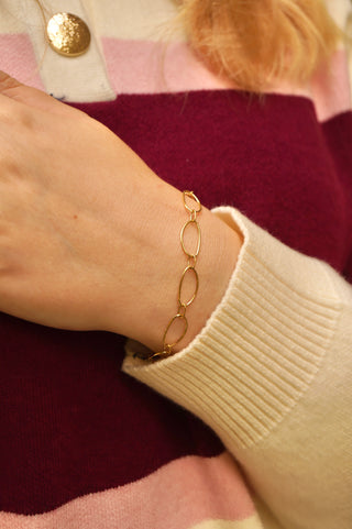 Fine Oval Chain - Bracelet