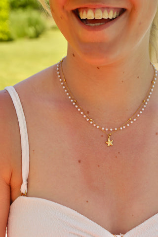 Pearly Starfish - Necklace