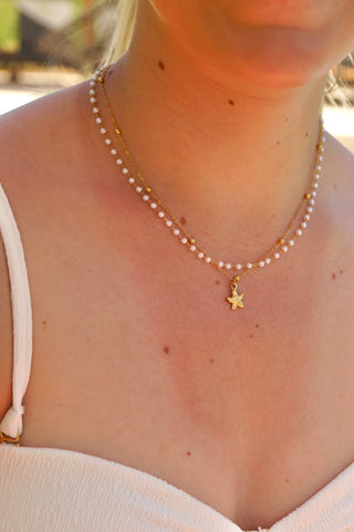 Pearly Starfish - Necklace