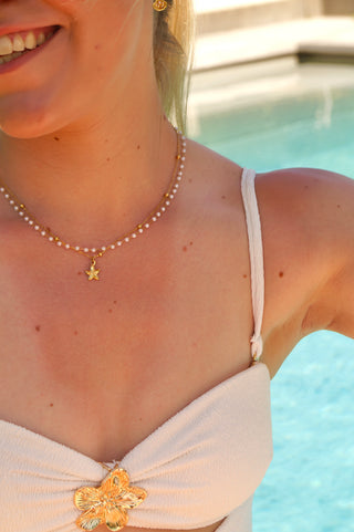 Pearly Starfish - Necklace