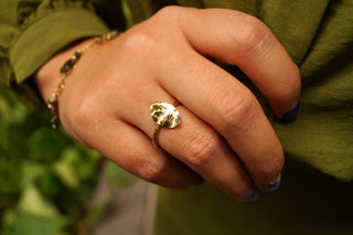 Snowy Rectangular - Ring