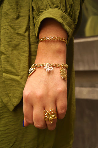 Small Hearts Bangle - Bracelet