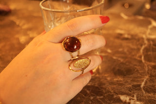 Dark Brown Pearl - Ring